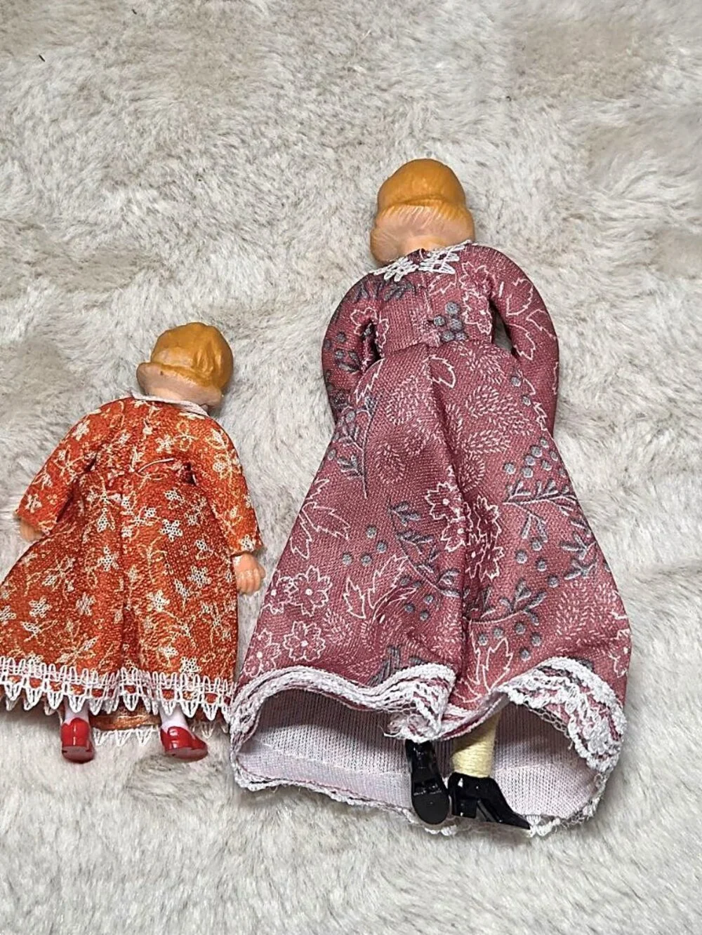 Vintage Concord Miniatures Doll Family Set of 4 Dolls 1970s NEW IN BOX #B6